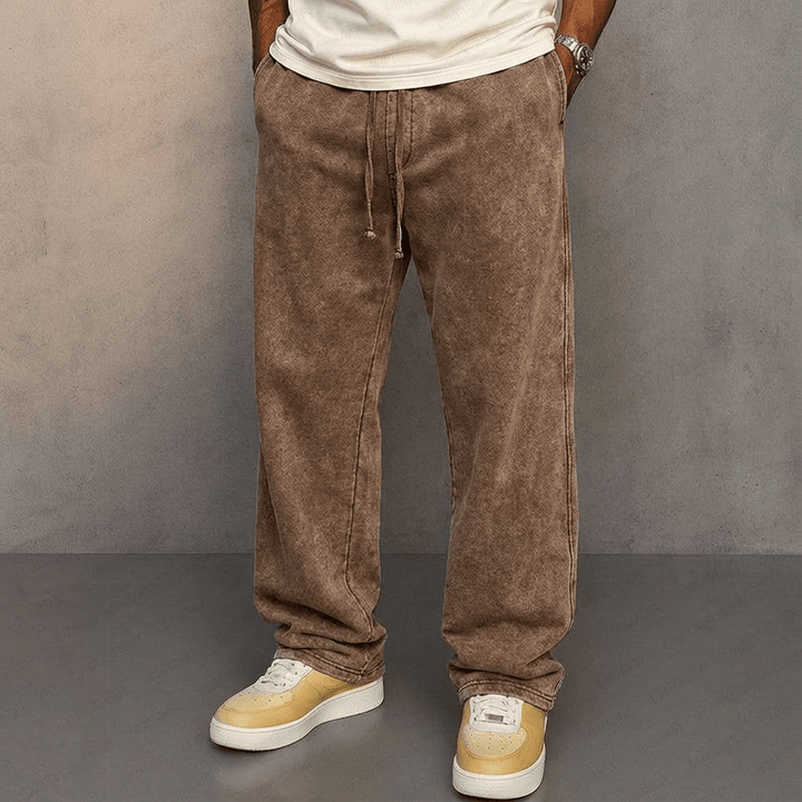 Denim Washed Trousers