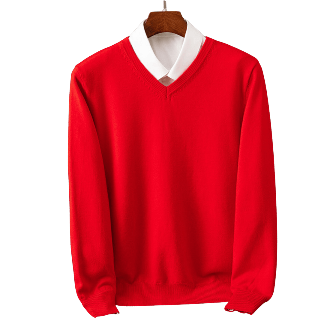 Cashmere V-Neck Sweater
