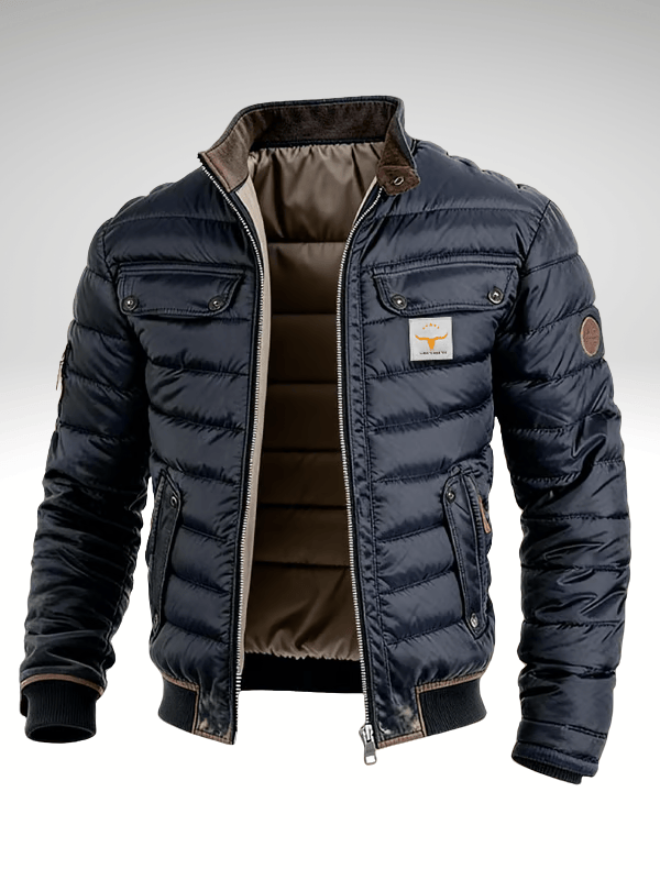 Quilted Bomber Jacket