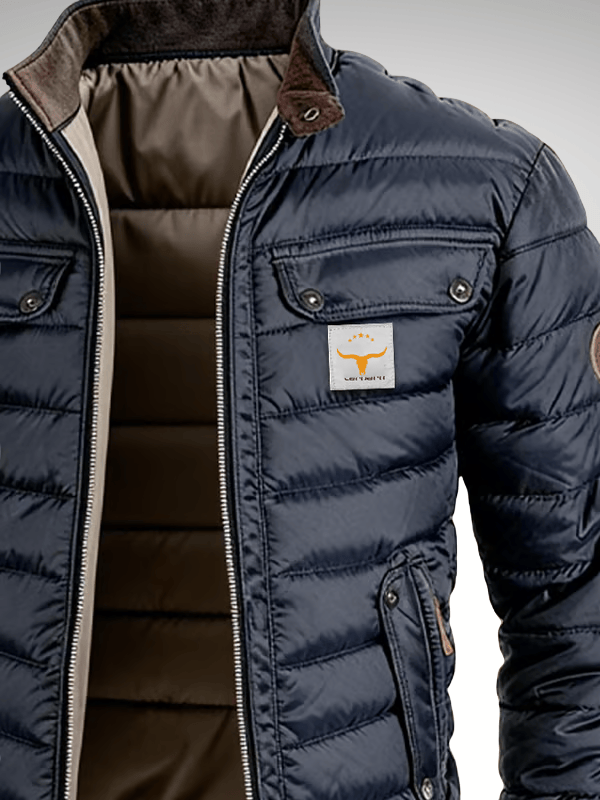 Quilted Bomber Jacket