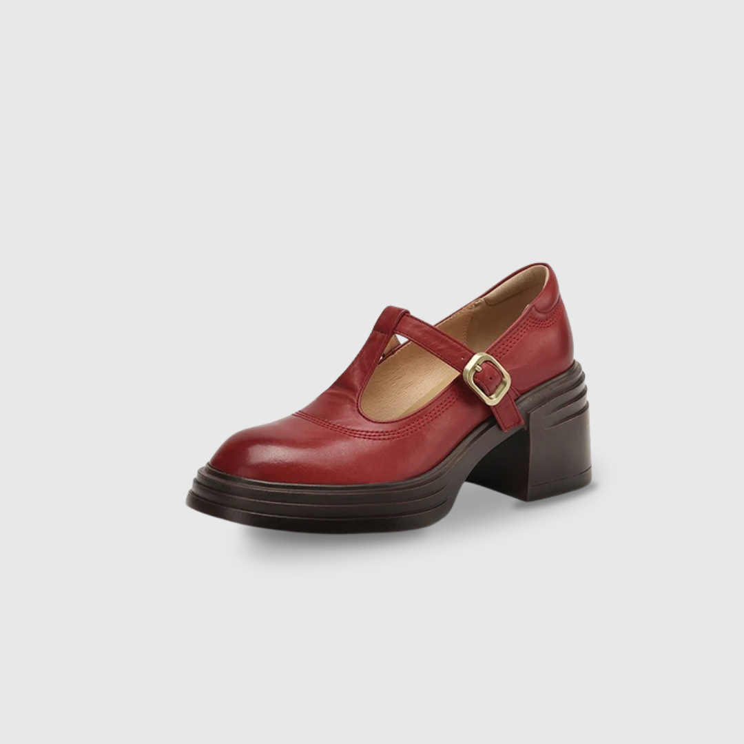 Elvana Chunky Pumps