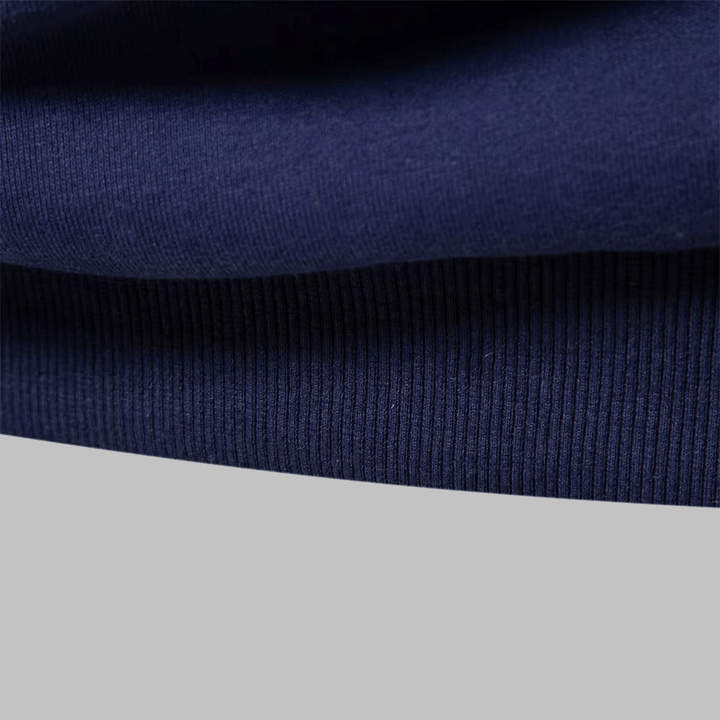Contrast Collar Polo Sweater