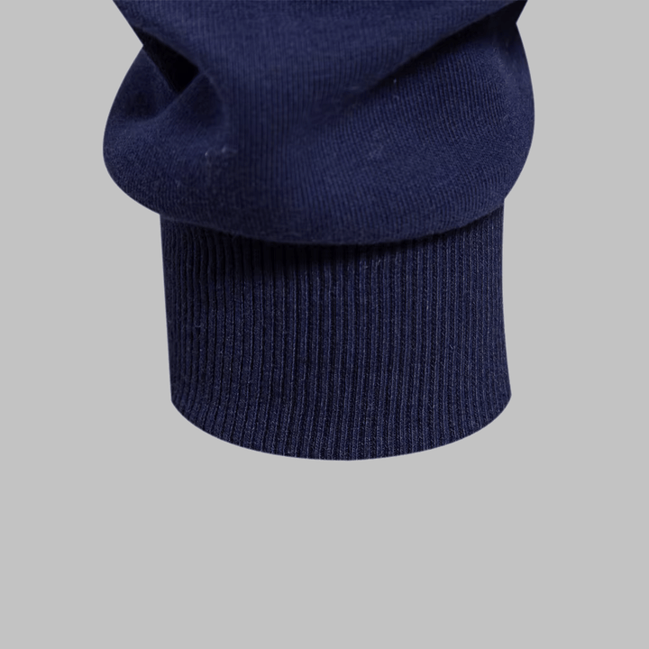 Contrast Collar Polo Sweater