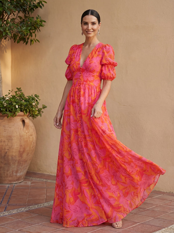 Abito Olvera in Seta Pura - Eleganza Incomparabile da Maison Claire e Sylvie