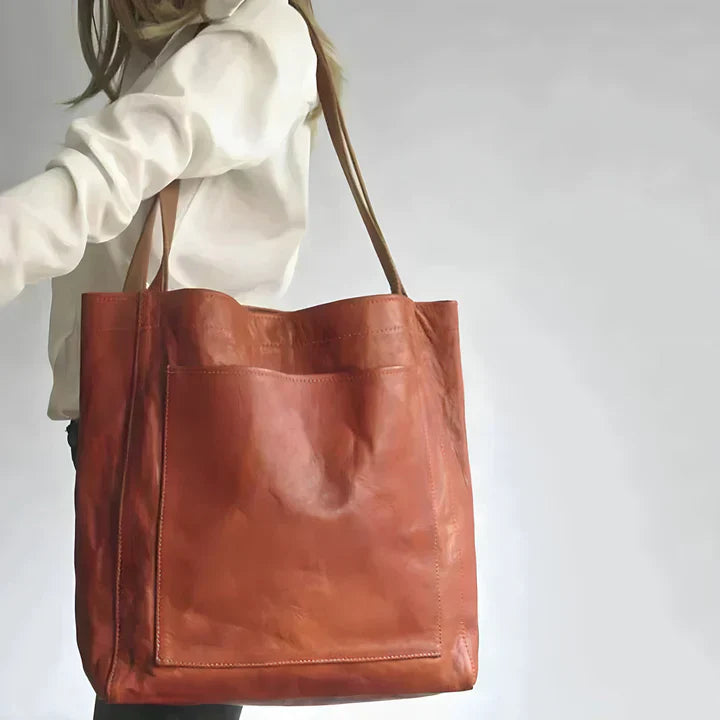 Charlotte | Borsa a Spalla in Pelle Vintage Autentica