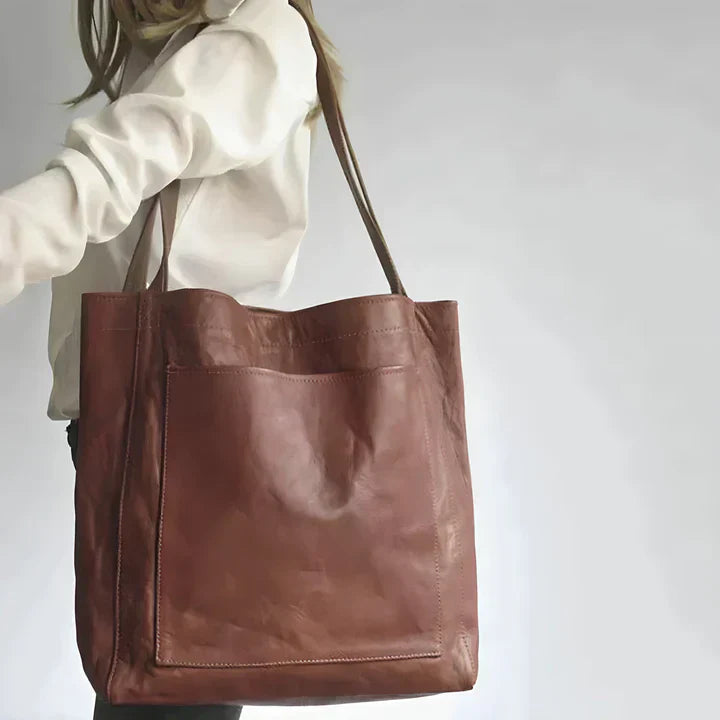 Charlotte | Borsa a Spalla in Pelle Vintage Autentica
