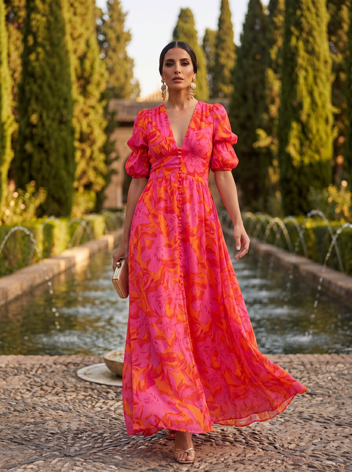 Abito Olvera in Seta Pura - Eleganza Incomparabile da Maison Claire e Sylvie