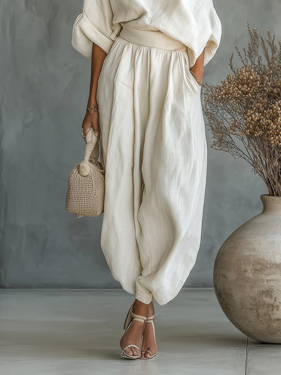 Eleonora - Set elegante monospalla due pezzi