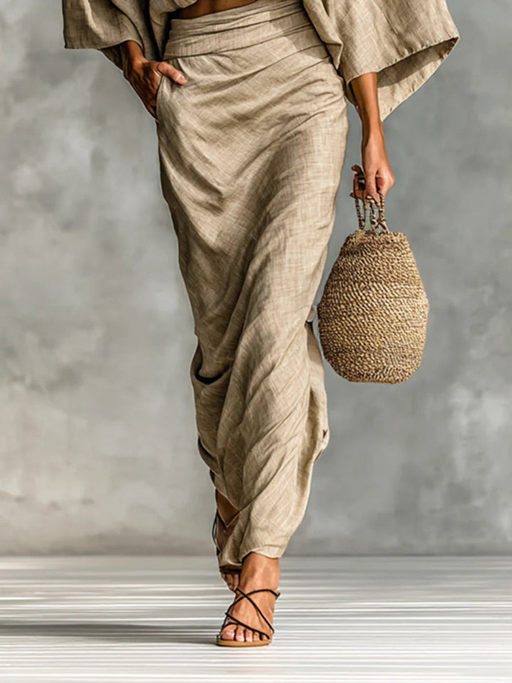 Giulia - Set elegante due pezzi con gonna