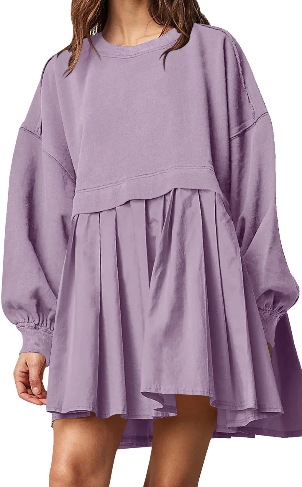 New Women's Oversized Sweatshirt Dress