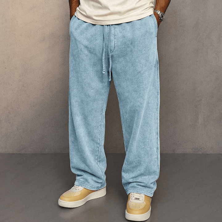Denim Washed Trousers