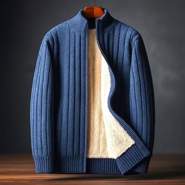 Cashmere Zip Cardigan