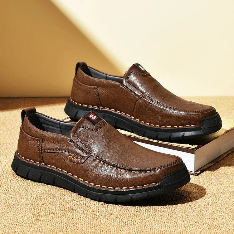 André Ferran Hudson Leather Moccasins