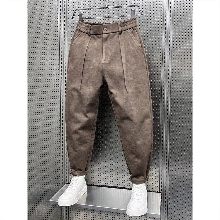 Wool Tapered Trousers