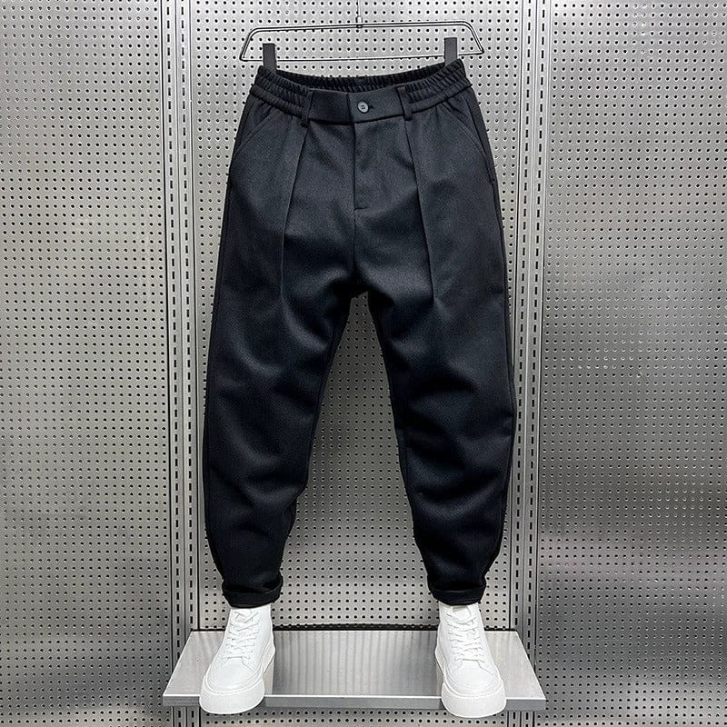 Wool Tapered Trousers