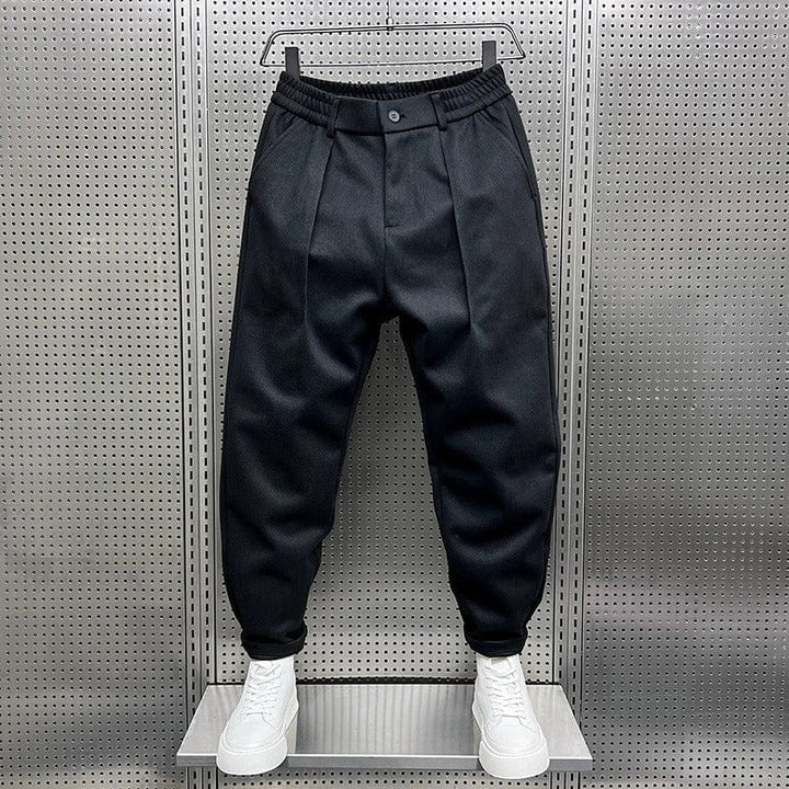 Wool Tapered Trousers