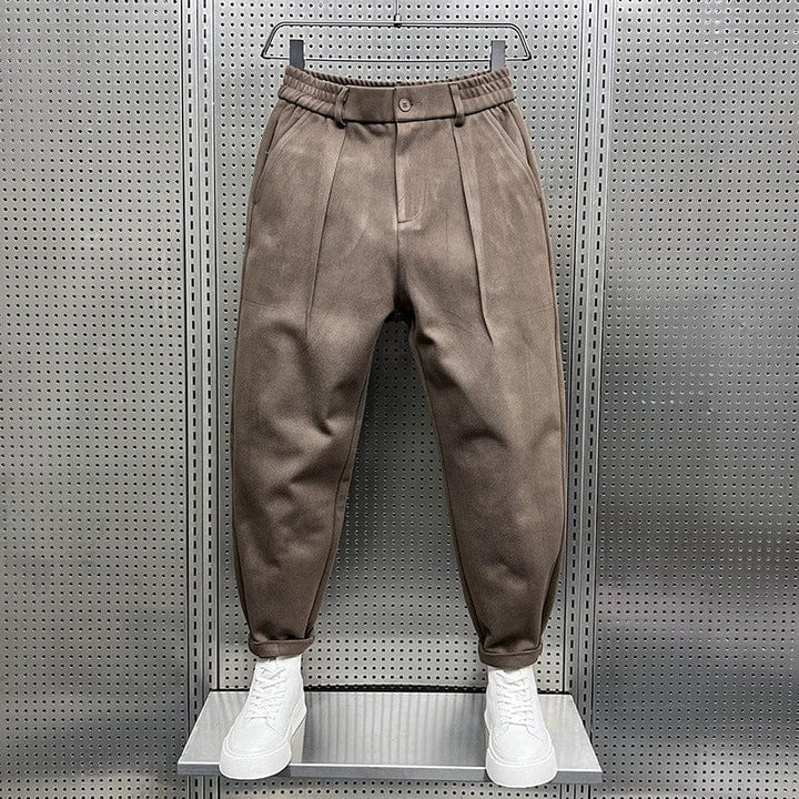Wool Tapered Trousers