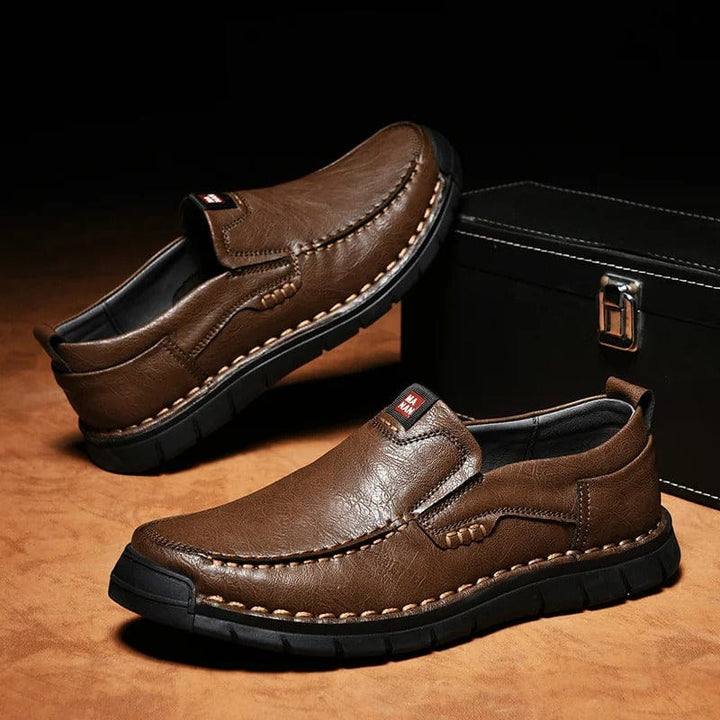 André Ferran Hudson Leather Moccasins