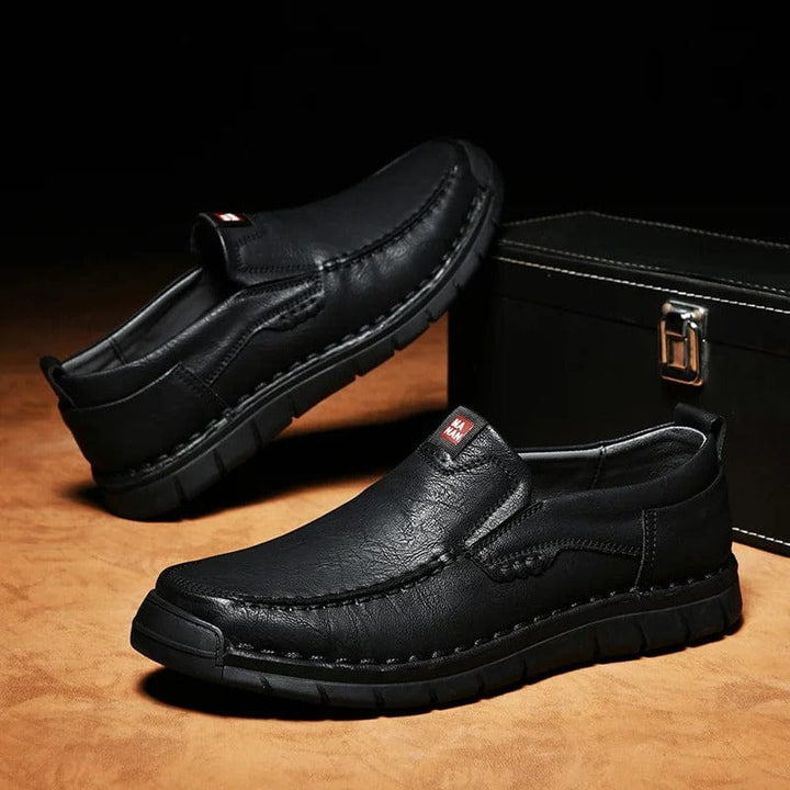André Ferran Hudson Leather Moccasins