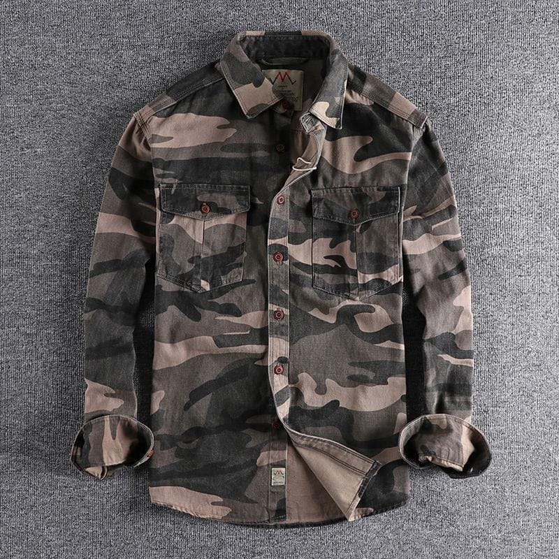 Camouflage Cotton Shirt