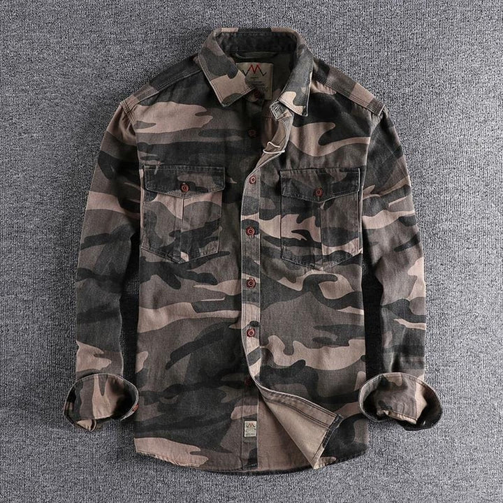 Camouflage Cotton Shirt