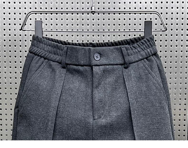 Wool Tapered Trousers