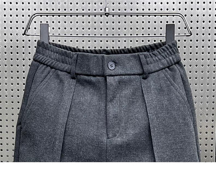 Wool Tapered Trousers