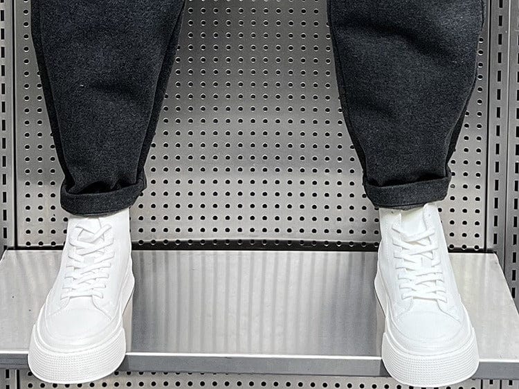 Wool Tapered Trousers