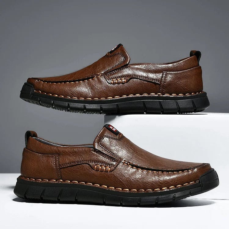 André Ferran Hudson Leather Moccasins