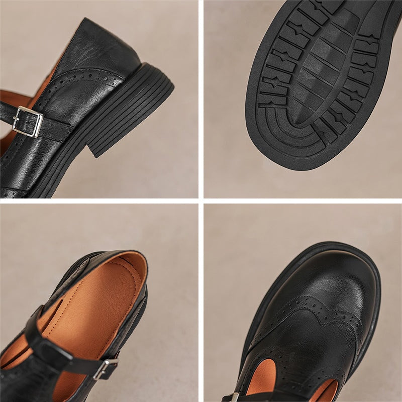 Mattea | Elegant Mary Janes Made Of Leather